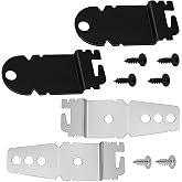 8212560 &amp; 8269145 Dishwasher Side Mounting Bracket Kit with Screws UPGRADE | Fit for Whirlpool Kenmore Kitchen-Aid Maytag Amana Dishwasher DU1010XTXQ5 KDTM404ESS3 GU2275XTWB0 - Replaces 1201084 830941