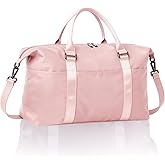 Weekender Duffel Bags for Women, Travel Totes Bag for Airplane Essentials, Overnight Bags for Women with Trolley Sleeve, Large Carry On Hospital Bag for Labor and Delivery, Sport, Gym