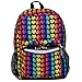 Backpack by Wildkin 16-Inch Moisture Resistant with Adjustable, Padded Straps, Ages 6-15 years - Rainbow Hearts