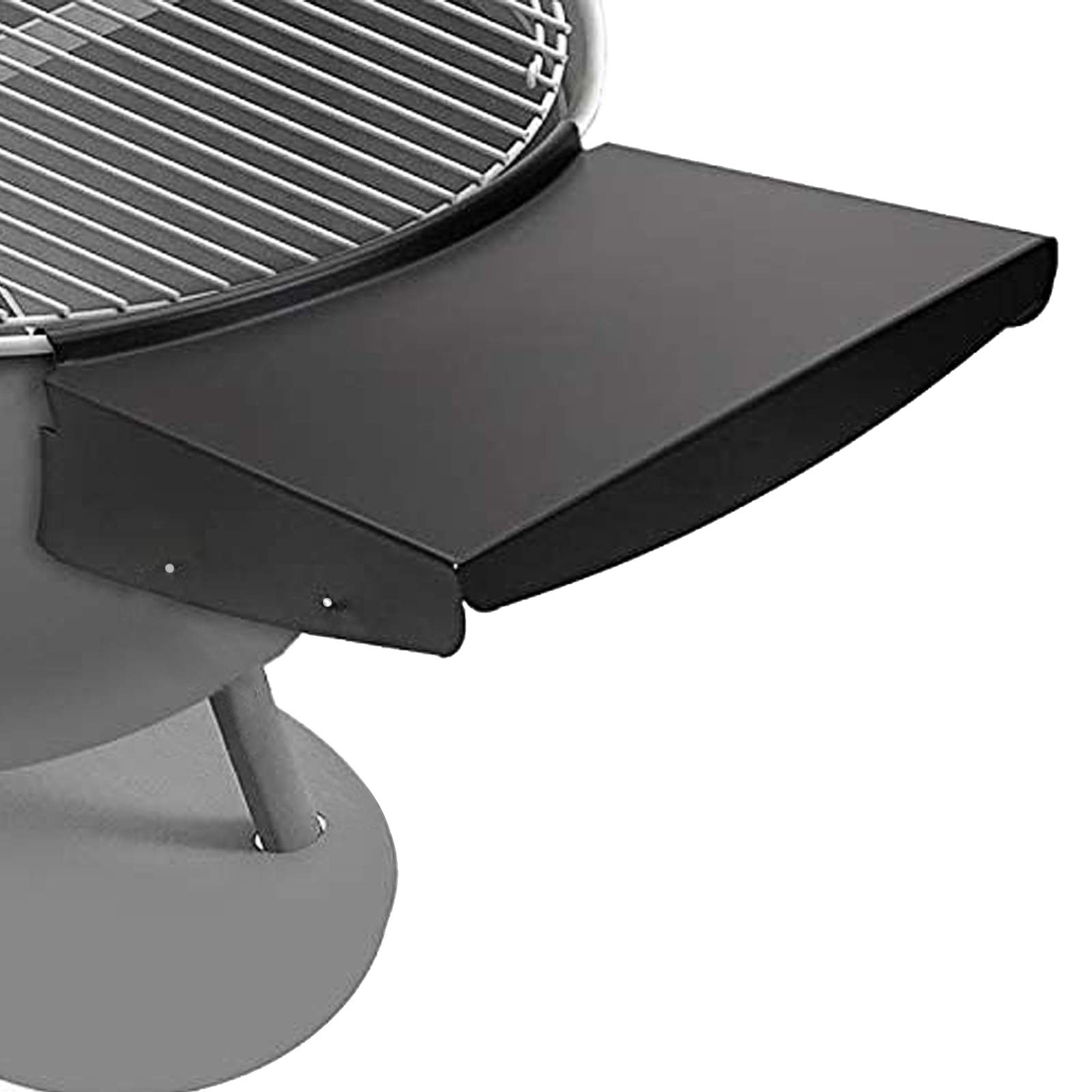 Denmay Grill Side Table for 57 cm Weber Master Touch & Original Kettle Charcoal Grills, Replaces Weber Grill Side Shelf, BBQ Table Folds to Store Inside Barbecue Grill, Kettle Charcoal Grill Parts