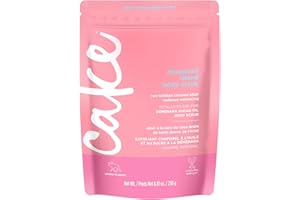 Cake Beauty Body Scrub, Desserted Island – Exfoliating & Moisturizing Sugar Scrub – For Soft, Glowing Skin – Demerara Sugar, 