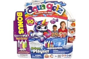 ZOINKS AQUA GELZ Aqua Gelz™ 3D Magic Gel Create Soft Figures Craft Kit Unique Arts & Crafts for Kids Squishy Maker Machine Water Toys Kid Toys for Girls Boys Make Your Own Squishies (Core Deluxe Playset)