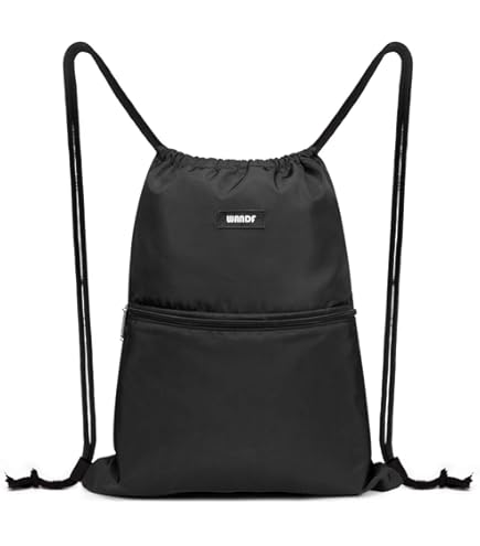 Amazon.com: Prada Black Nylon and Leather Drawstring Pouch 1NA369