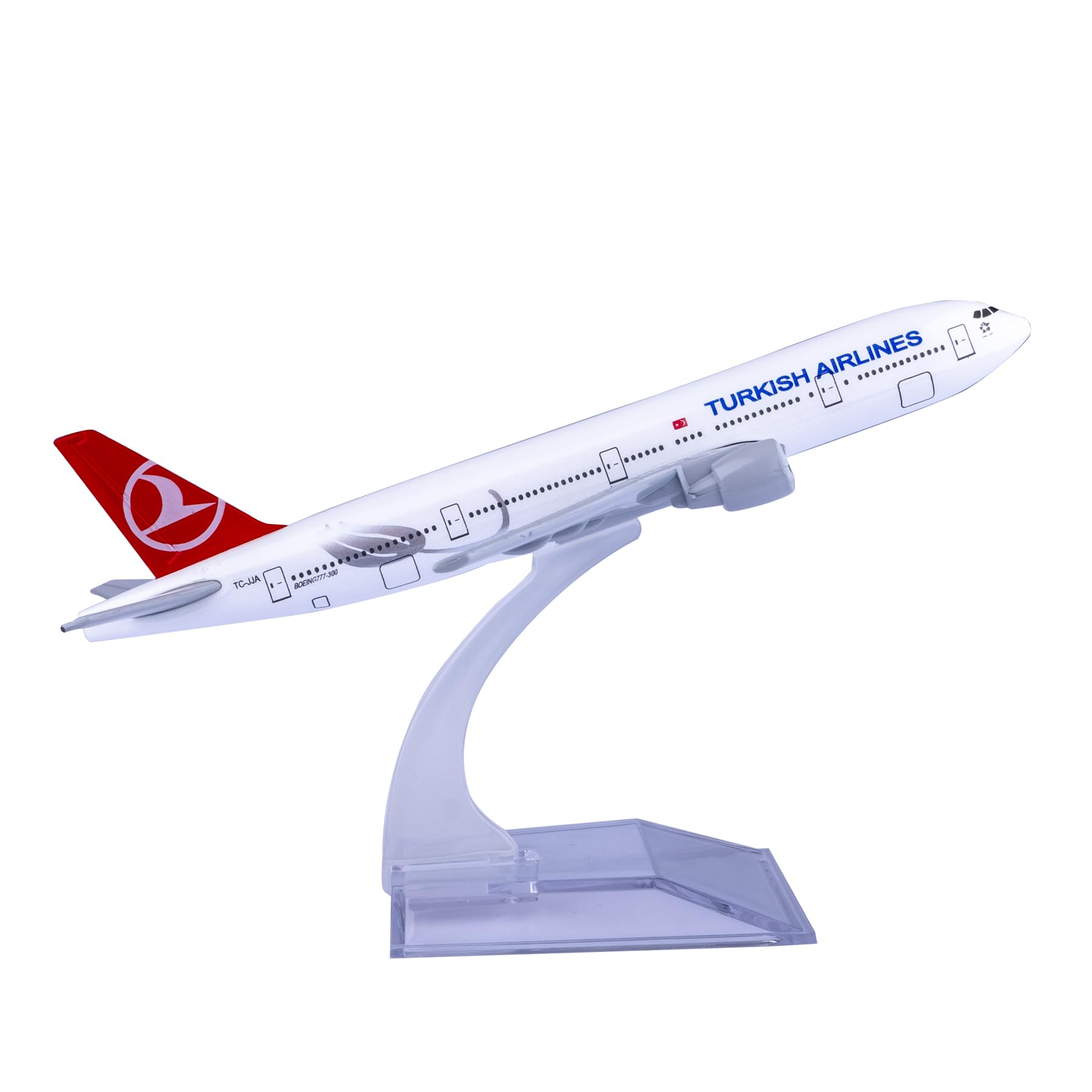 Bswath 1:400 Scale Model Plane Turkey B777 Model Airplane Metal Plane Die-cast Airplanes for Gift and Collection