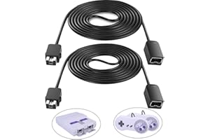 Smatree Extension Cable Compatible for NES/SNES Classic Controller Extension Cord 3M/10ft (2-Pack) Classic Edition/Super NES Classic Edition (2017) Controller