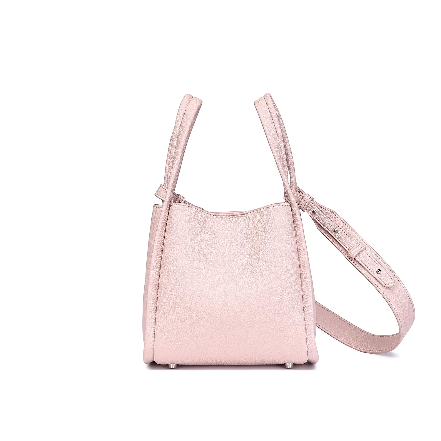 Photo 1 of YONBEN PU Leather Tote Bag Slouchy Handbag with Zipper Bucket Bags for Women(Charming)