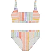 Billabong Girls Two-Piece Bikini Swimsuit Set, UPF 50+ Sun Protection, Quick-Dry Bathing Suit