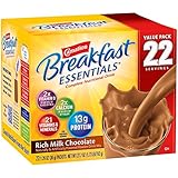 Carnation Breakfast Essentials Complete Nutrition Drink Powder, Rich Milk Chocolate,1.26 Ounce,22 Count