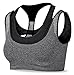 Zeroer Women's Sports Bra Seamless Padded High Impact Racerback Yoga Sports Bra