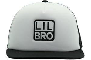 KNUCKLEHEADS LITTLE THREADS Toddler Baseball Hat - Infant Trucker Hats - Boy Outfit - Newborn Sun Hat - Baby Youth Snap Back Trucker Mesh Brim Gorros