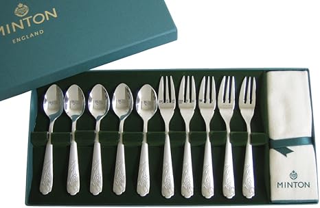 Amazon Minton ミントン ヴィクトリアストロベリー ティースプーン ケーキフォーク10pcs セット ファブリック付 Vs3 カトラリーアソートセット オンライン通販 Amazon Minton ミントン ヴィクトリアストロベリー ティースプーン ケーキフォーク10pcs セット ファブリック付 Vs3 カトラリーアソートセット オンライン通販