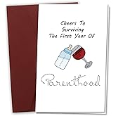 Fenreen 1st First Birthday Card For Boy Girl - 1 One Year Old Birthday Gift Cards First Birthdays Party Favors 1st Birthdays Decorations Boy Girl