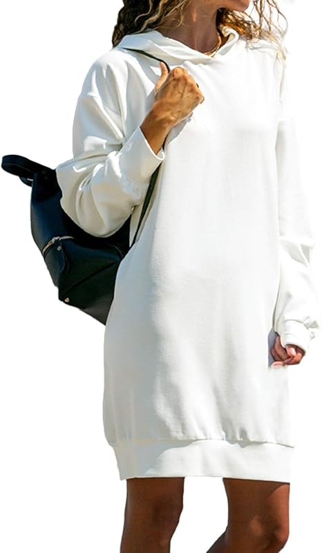 off white sweatshirt dress