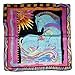 ETSYG® Fashion Square Scarf Silk Shawl Bandana Horse Abstract Pattern Headscarves