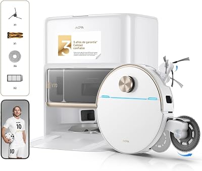 dreame V70 Ultra Complete, Robot Aspirador, Blanco