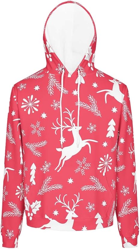 salmon pink mens hoodie