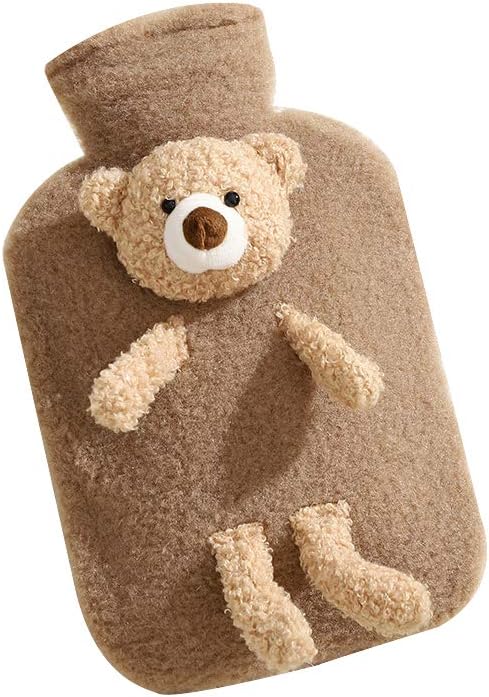 Teddybär Wärmflaschenüberzug - Kuscheliger Bezug Für Kinder-Wärmflaschen Bis 1 Liter