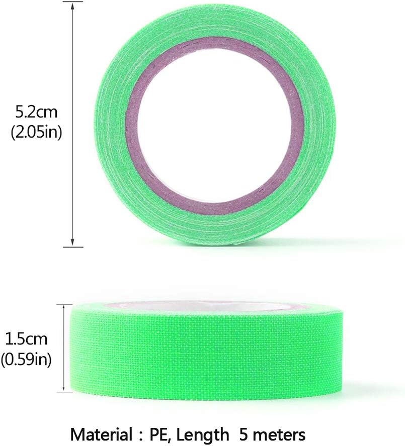 YOTINO 6 Rolls Neon Tapes Fluorescent Adhesive Tapes UV Blacklight Reactive Spike Tape for Parties Art Craft Decorations 6 Colors - Image 4