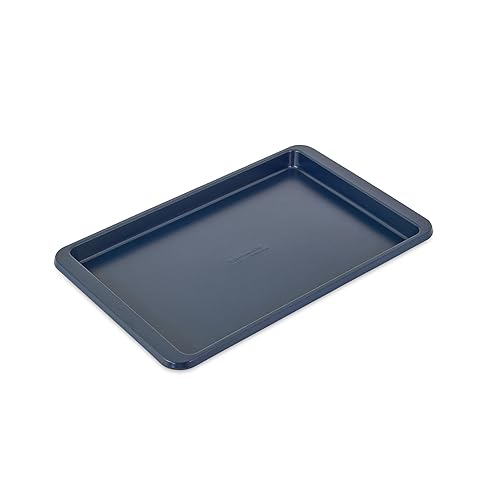 KitchenAid 10x15in Nonstick Aluminized Steel Baking Sheet, Ink Blue