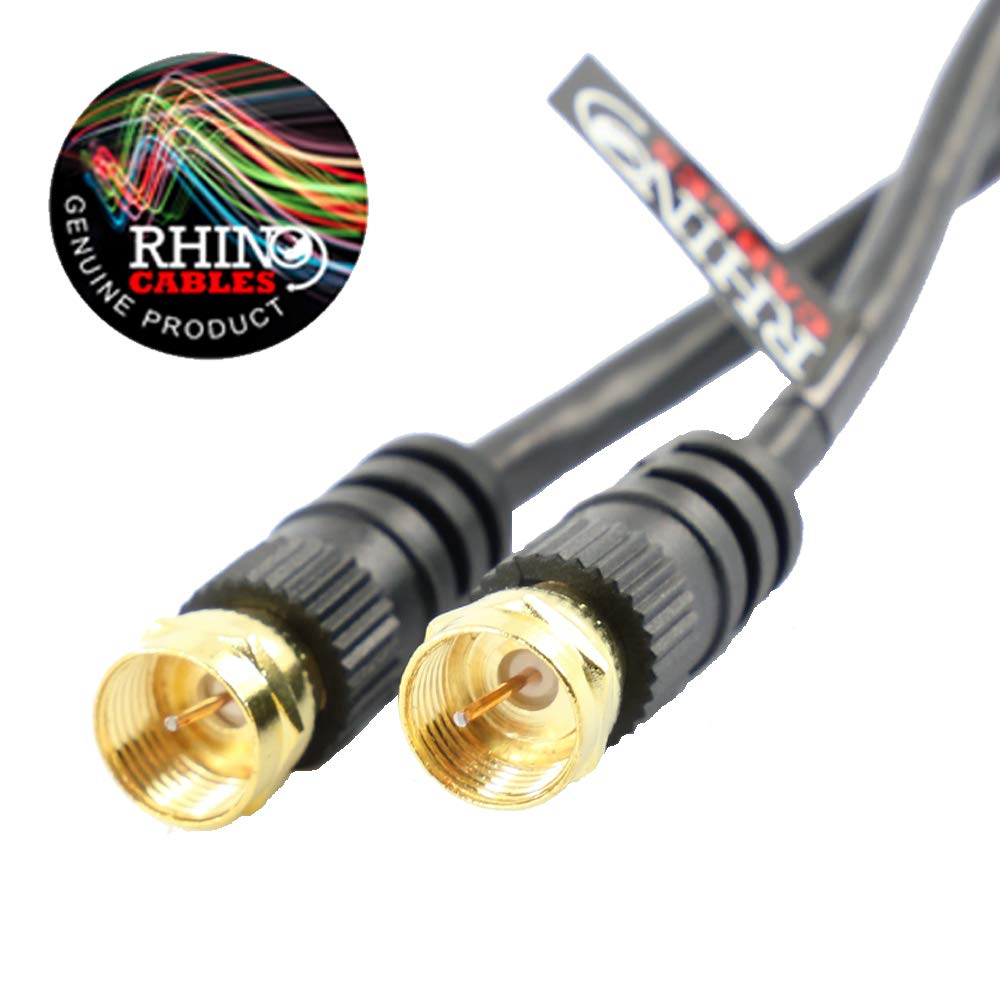 rhinocables Fplug Satellite Shotgun Coax Aerial cables Amazon.co.uk