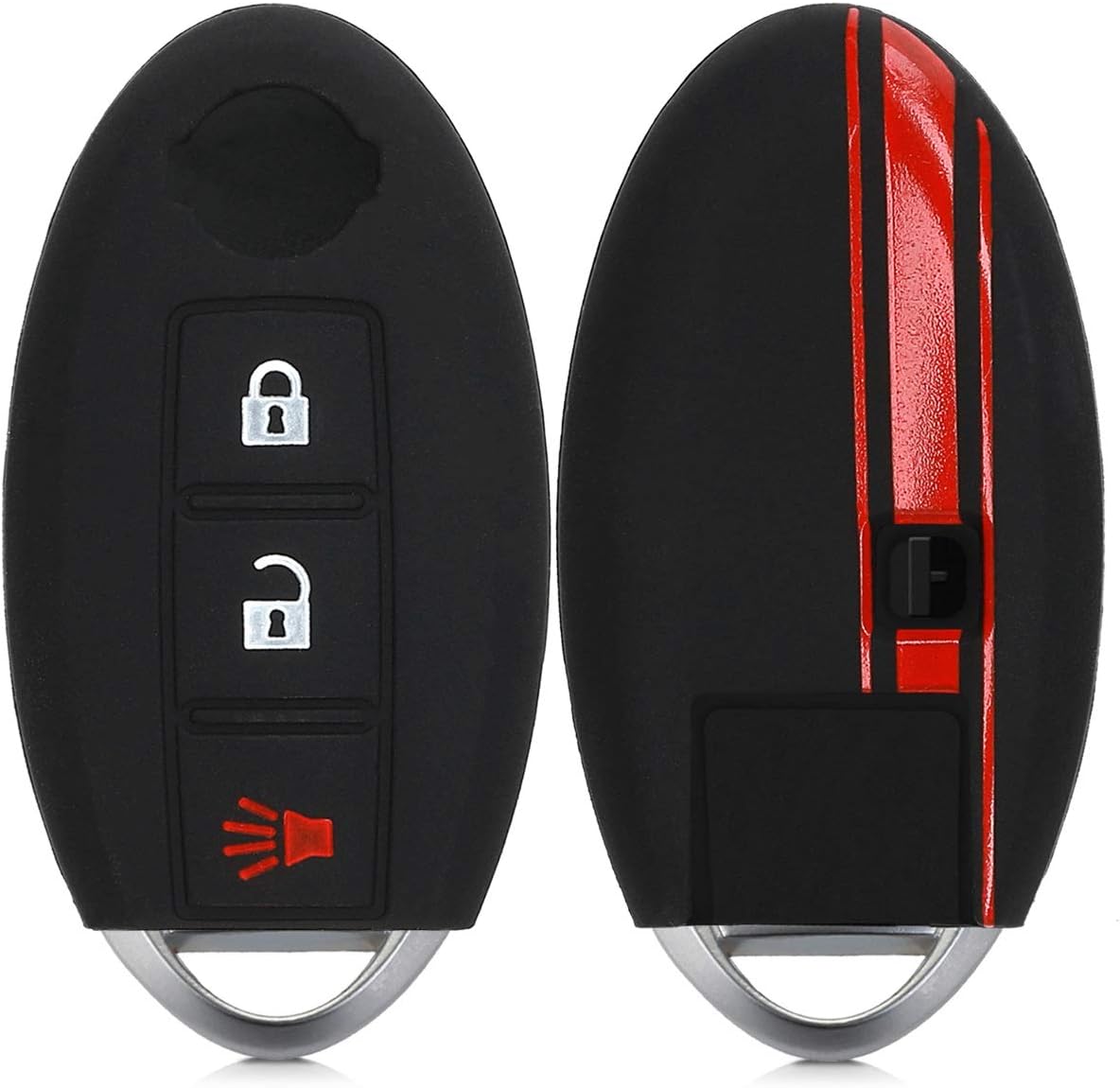 kwmobile Car Key Cover for Nissan Silicone Protective Key Fob Cover