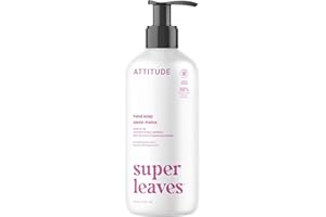 ATTITUDE Savon liquide pour les mains, fabriqué au Canada, certifié EWG, à base de plantes et de minéraux, produits de soins 