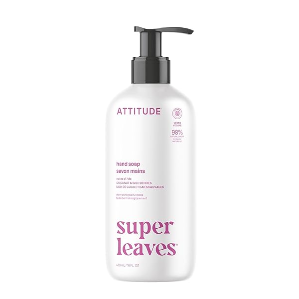 ATTITUDE LIQUID HAND SOAP, EWG VERIFIED, PLANT AND...