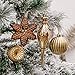 Valery Madelyn 50ct Woodland Shatterproof Christmas Ball Ornaments Decoration Copper Gold, 2.36Inch-7.09 Inch for Christmas Tree Decorations