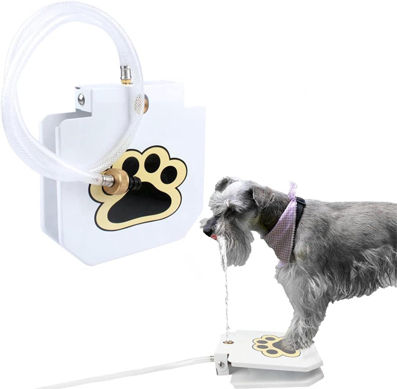Pet Water Sprinkler Dog Water Fountain Automatic Dog Waterer Outdoor