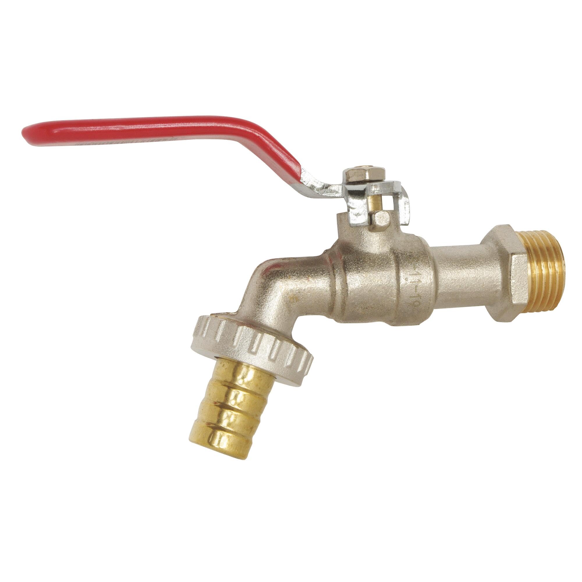 SOMATHERM 15-15C for You Spherical Watering Tap Flat Handle 15/21 Nose 20/27 Nickel Finish Grey