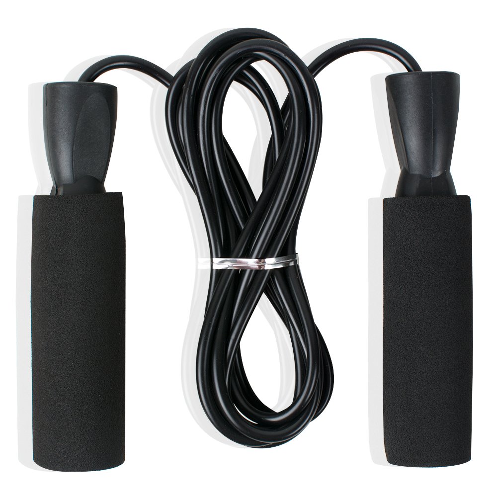 Pevor Aerobic Exercise Boxing Skipping Jump Rope Adjustable Bearing Speed Fitness Skipping Rope