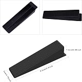 BEHAHAI Fence Panel Wedges 10 Pack Black Plastic Levelling Noise Stoppers view 2