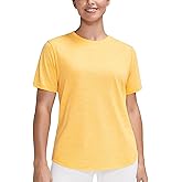 Zengjo Womens Athletic Shirts Short Sleeve Loose-Fit Activewear Tops Soft Lightweight Yoga Gym Summer Casual