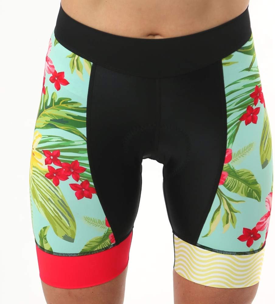 Velorosa Women’s Padded Cycling Shorts, Chamois Compression Bike Short