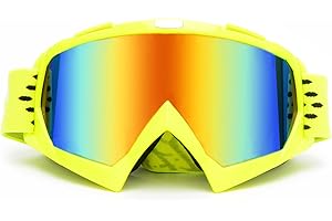 ZJNUO Dirt Bike Goggles ATV Goggles Motorcycle Off Road Goggles Motocross Riding Racing MX UTV Goggles Windproof Dustproof Scratch Resistant Anti UV Goggle for Adults Men Women and Youth