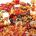 Maple Leaves Artificial Fall Leaves Bulk 400Pcs Assorted Mixed Faux Fall Color Maple Leaves Decoration Fake Maple Left Art for Craft, Wedding, Festival, Party, Thanks-Giving and Outdoor Decorating
