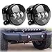 DOT Approved 7” Black LED Headlights + 4 ”Cree LED Fog Lights for Jeep Wrangler 97-2017 JK TJ LJthumb 4