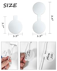32 Pcs Cable Labels, Write On Cord Labels, Wire