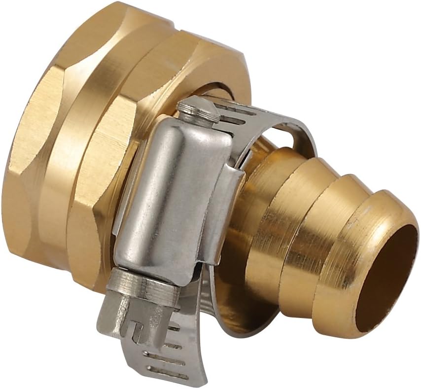 OurRich Garden Hose Repair Kit Alu Water Hose Mender 5/8" with Stainless Steel Clamp, Female and Male Hose Connector 3Sets : Garden & Outdoor