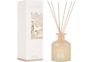 Cocorrína Reed Diffuser - Clean Burst 6.76oz Diffuser with 8 Sticks Home Fragrance Reed Diffuser for Home Bedroom Bathroom Shelf Decor Office Decor (Summer Collection)