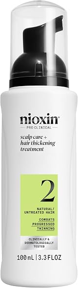 Nioxin System 2 Scalp + Hair Thickening Treatment 100ml for Thinning Hair view 1