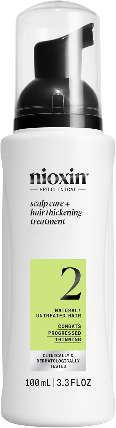 Nioxin System 2 Scalp + Hair Thickening Treatment 100ml for Thinning Hair
