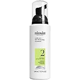 Nioxin System 2 Scalp Care + Hair Thickening Leave-In Treatment | For Natural Hair with Progressed Thinning | Boost Hair Density & Strengthen Against Breakage with Niacinamide & Biotin