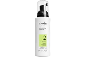 Nioxin System 2 Scalp Care + Hair Thickening Leave-In Treatment | For Natural Hair with Progressed Thinning | Boost Hair Density & Strengthen Against Breakage with Niacinamide & Biotin