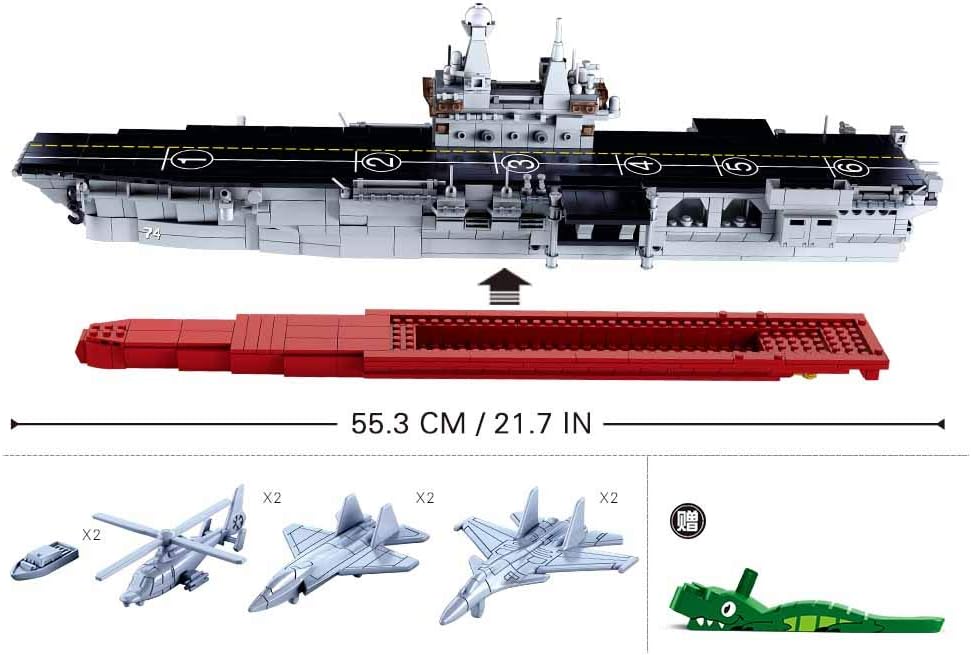 Sluban 075 AMPHIBIOUS ASSAULT SHIP 1:450, Multicolor, Medium - Image 5