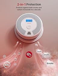 X-Sense Smart Smoke Detector Carbon Monoxide