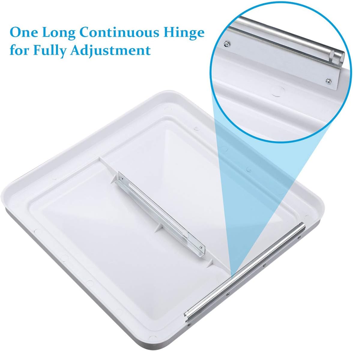 VETOMILE RV Roof Vent Lid Cover Universal Replacement 14 Inch White for Camper Trailer (1 Pack): Home Improvement