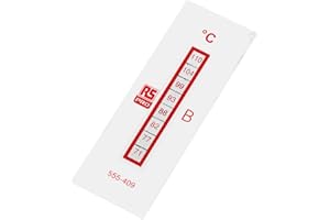 HALLMERS 71-110 Degrees Celsius Permanent Temperature Sensitive Sticker - Non Reversible Indicator Heat Indication Industrial