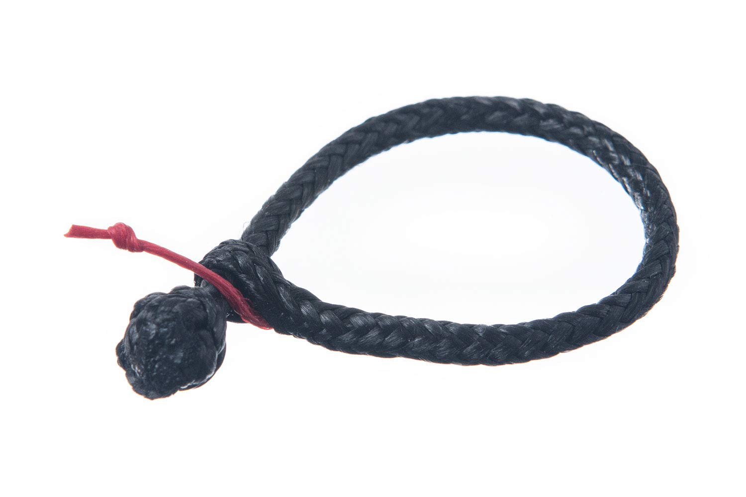 New Marine Dyneema Rope Shackle 3 mm Black - Breaking Load 900 kg