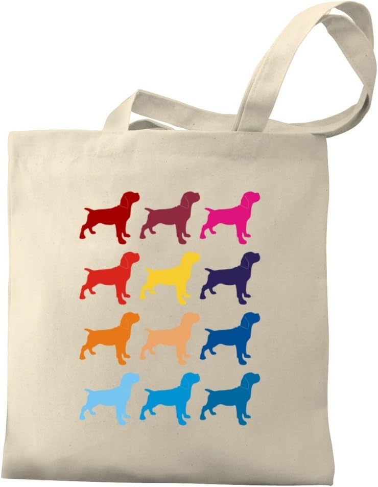 Eddany Colorful Cane Corso Canvas Tote Bag
